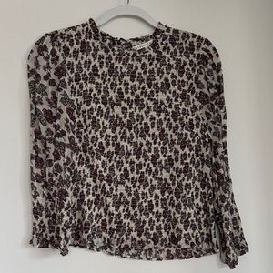 Never Worn Beautiful Veronica Beard Floral Blouse, Size 2